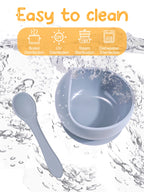 Grip™ Silicone Suction Baby Bowl Set