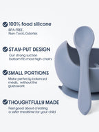 Grip™ Silicone Suction Baby Bowl Set
