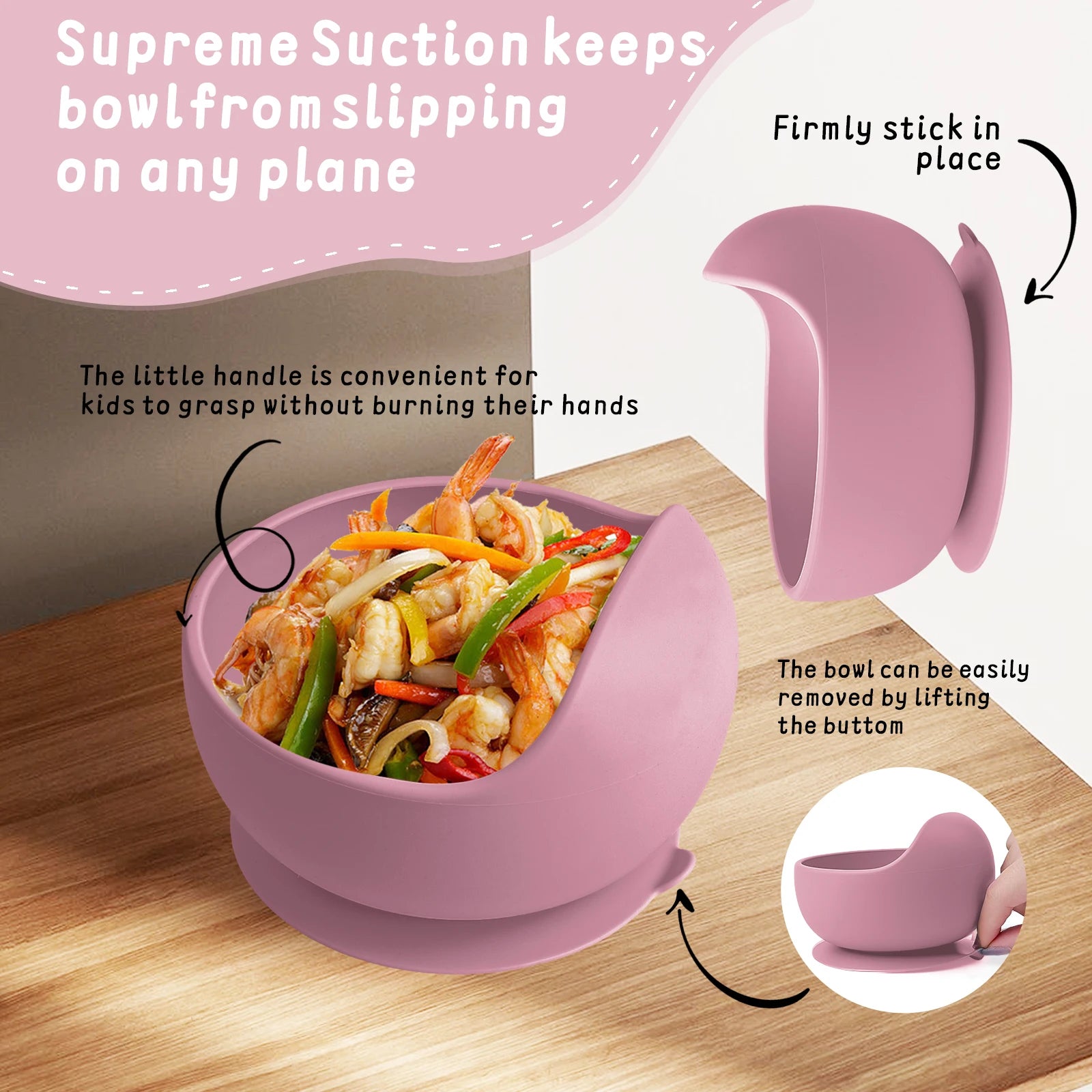 Grip™ Silicone Suction Baby Bowl Set