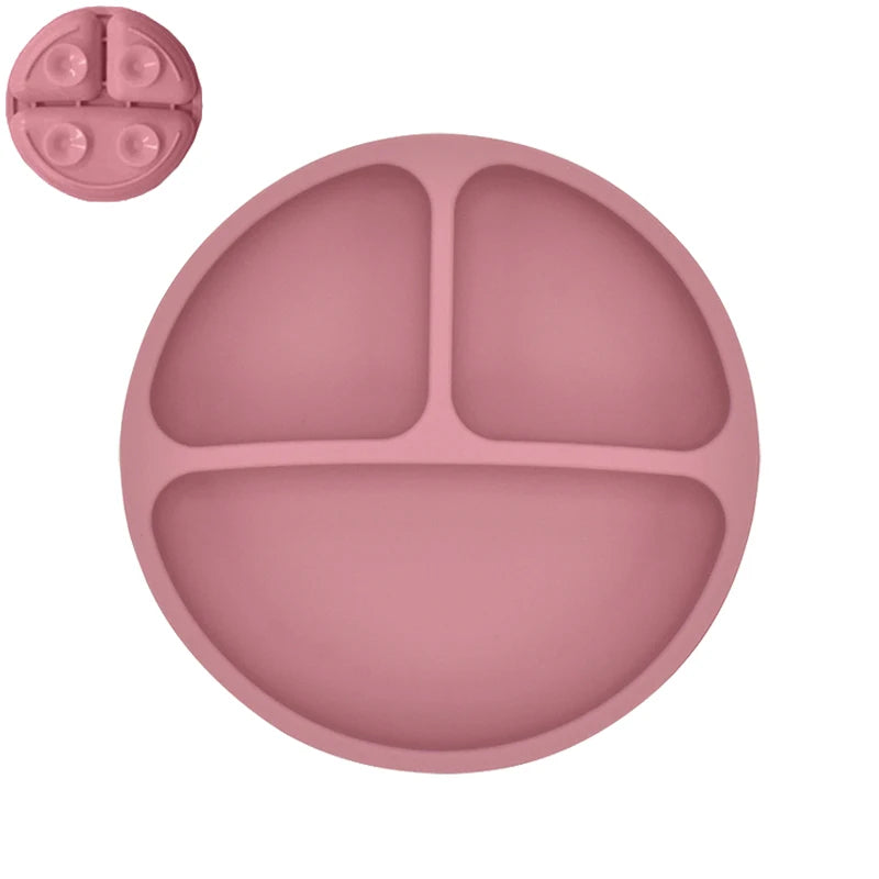 Suction-Base Silicone Plate 1 Set