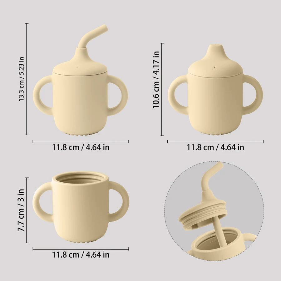 TipN'Sip™ Silicone Sippy Cup with Straw