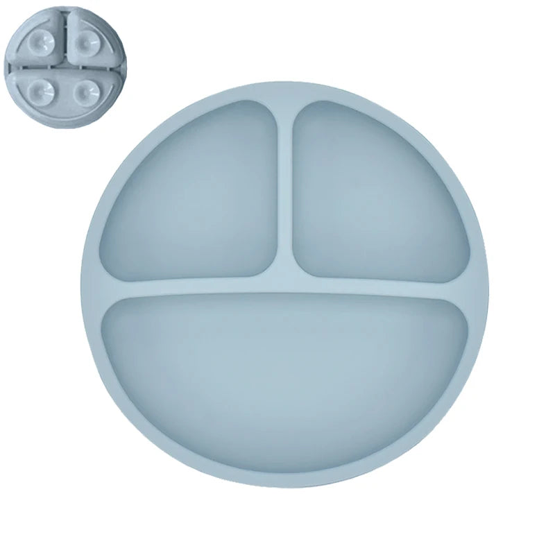 Suction-Base Silicone Plate 1 Set