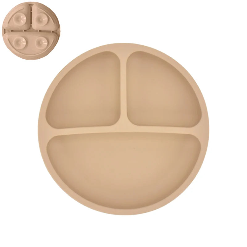 Suction-Base Silicone Plate 1 Set