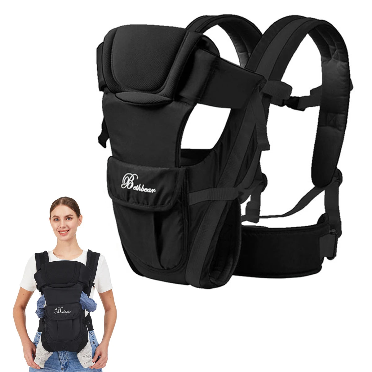 Haven™ 4-in-1 Ergonomic Baby Carrier