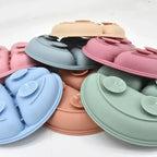 Suction-Base Silicone Plate 1 Set