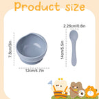Grip™ Silicone Suction Baby Bowl Set
