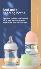 Anti-Colic Glass Baby Bottle