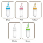 NomNom™ Silicone Baby Feeding Bottle with Spoon