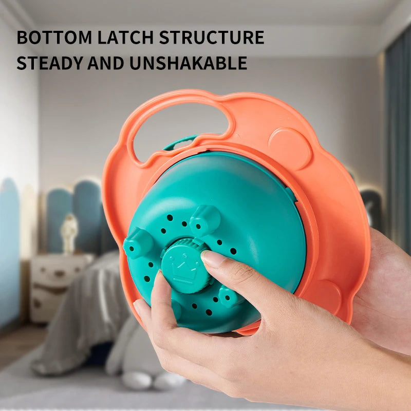 360° Rotating Gyro Bowl Spill Proof