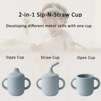 TipN'Sip™ Silicone Sippy Cup with Straw