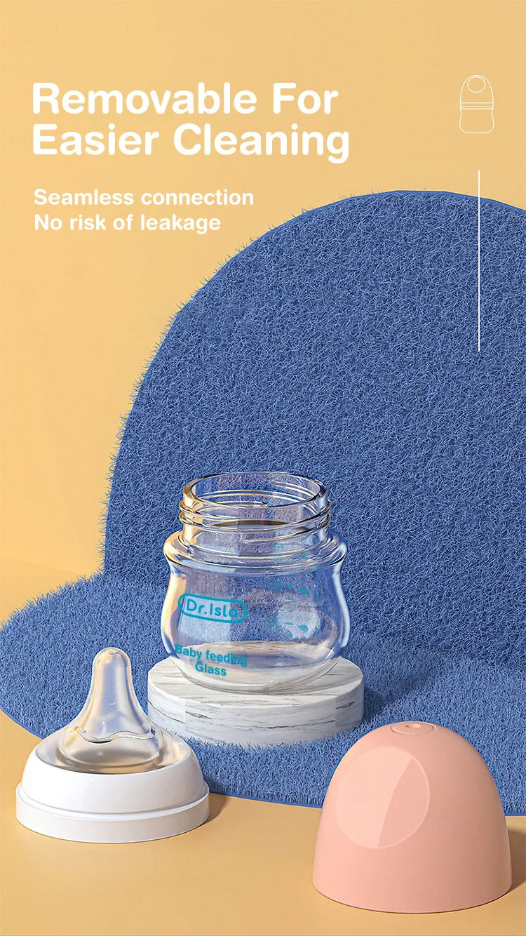 Anti-Colic Glass Baby Bottle