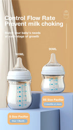 Anti-Colic Glass Baby Bottle