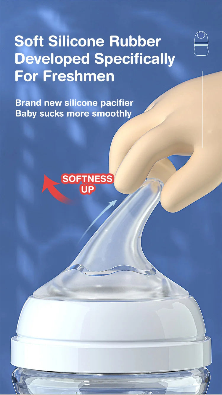 Anti-Colic Glass Baby Bottle