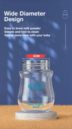 Anti-Colic Glass Baby Bottle