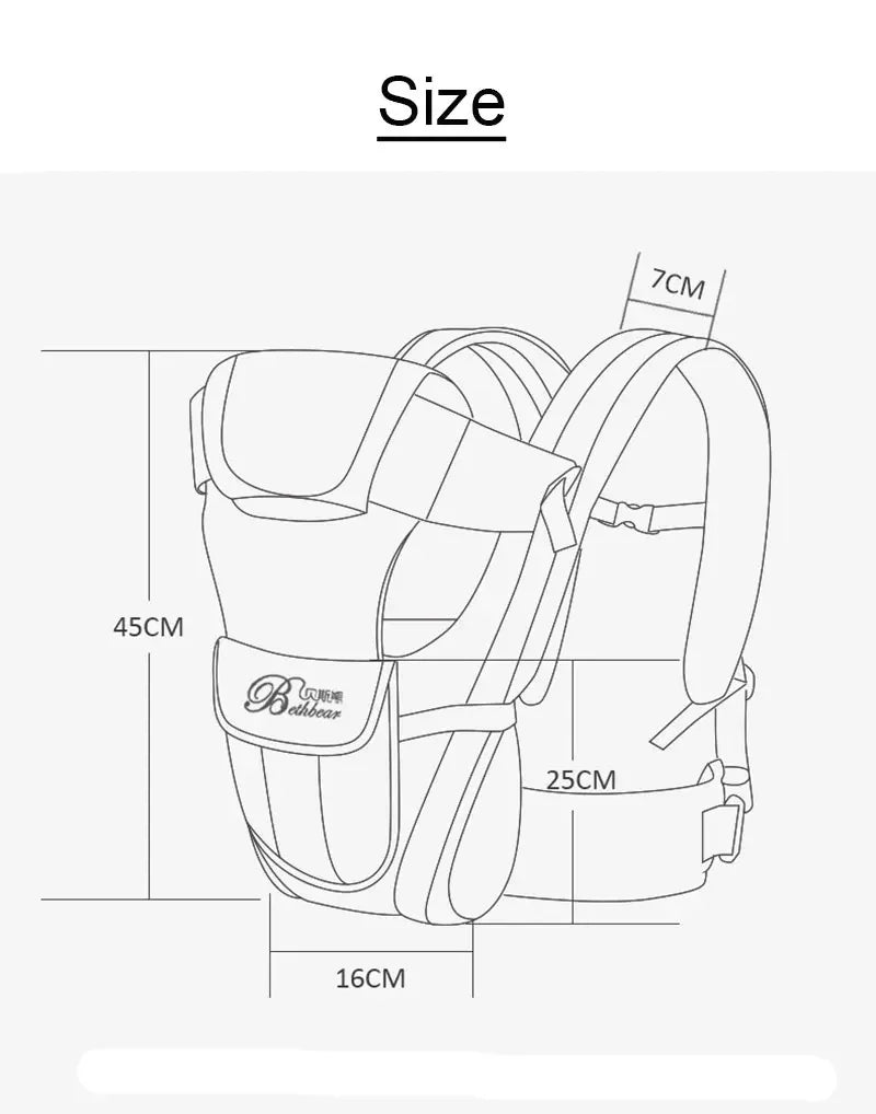 Haven™ 4-in-1 Ergonomic Baby Carrier