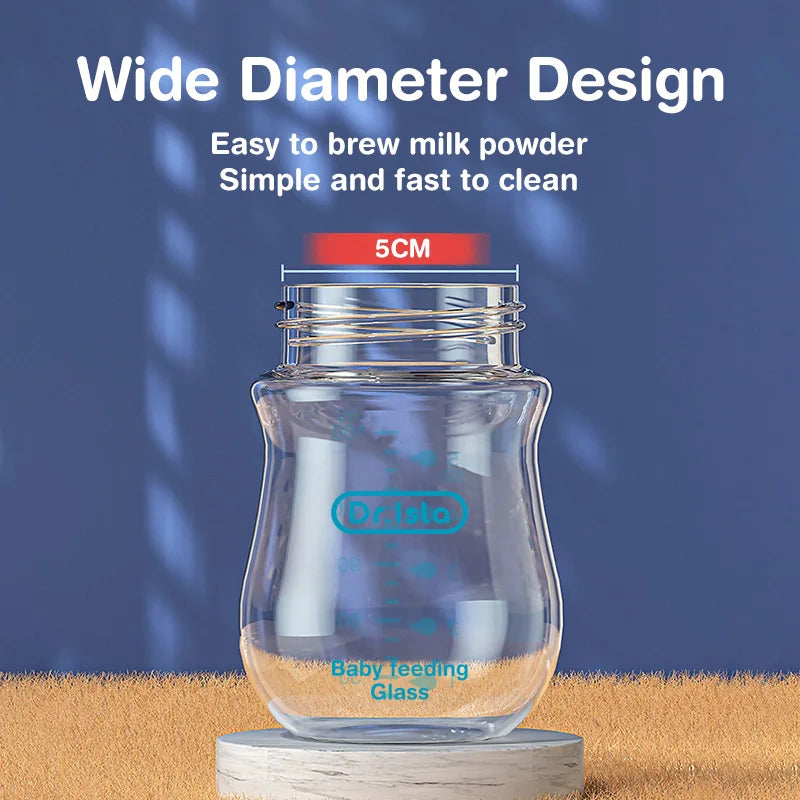 Anti-Colic Glass Baby Bottle