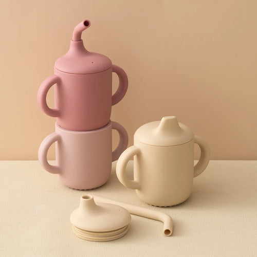 TipN'Sip™ Silicone Sippy Cup with Straw