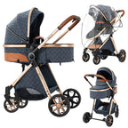 Velluris CleanSway Bundle: Stroller, High Chair & Bassinet