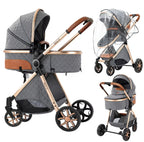Velluris CleanSway Bundle: Stroller, High Chair & Bassinet