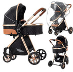 Velluris CleanSway Bundle: Stroller, High Chair & Bassinet