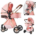 Velluris CleanSway Bundle: Stroller, High Chair & Bassinet