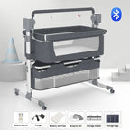 Velluris CleanSway Bundle: Stroller, High Chair & Bassinet
